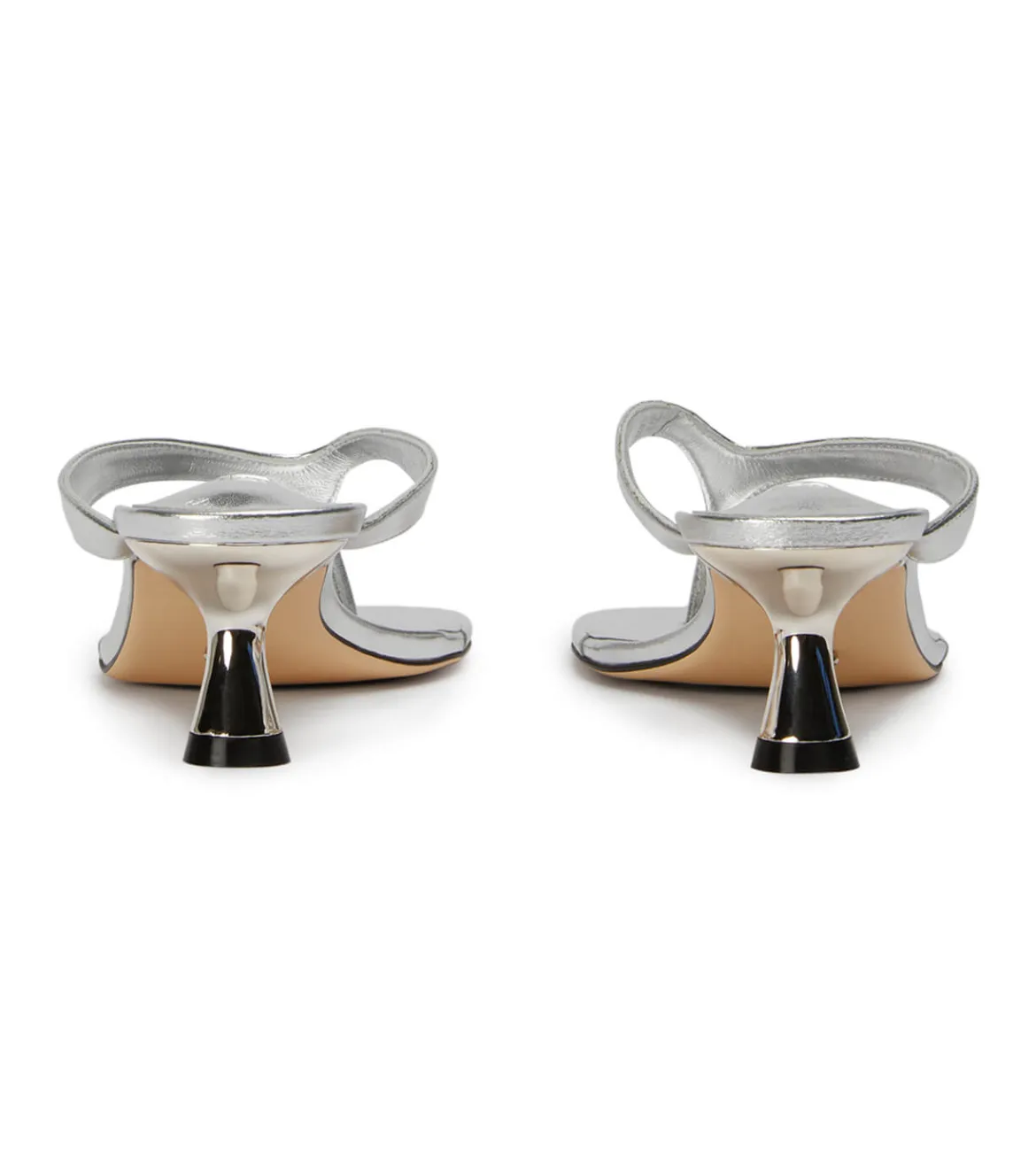 Krista Silver Nappa Metallic